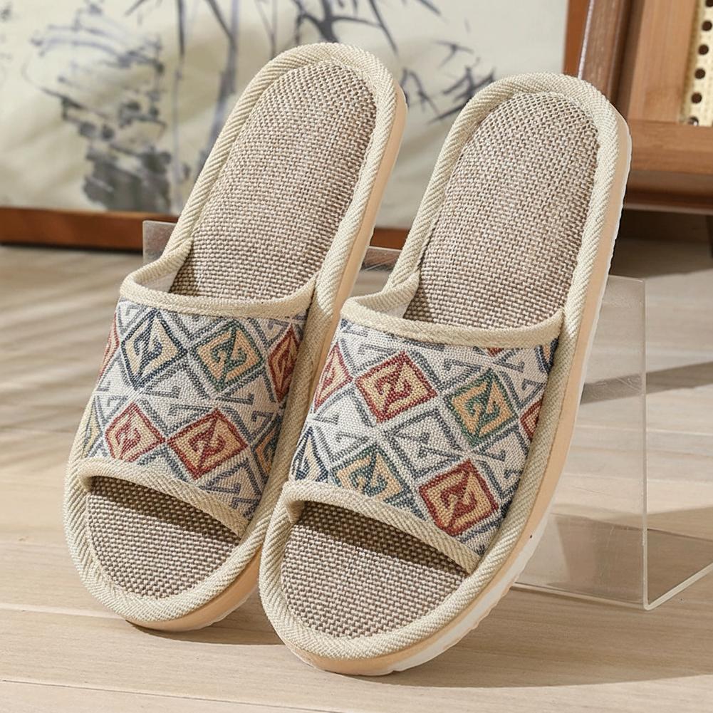 Men Shoes On Sale - Льняные тапочки Four Seasons для пар,