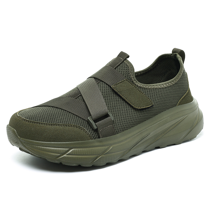 Men Shoes Velcro - Мужские повседневные спортивные туфли из дышащей