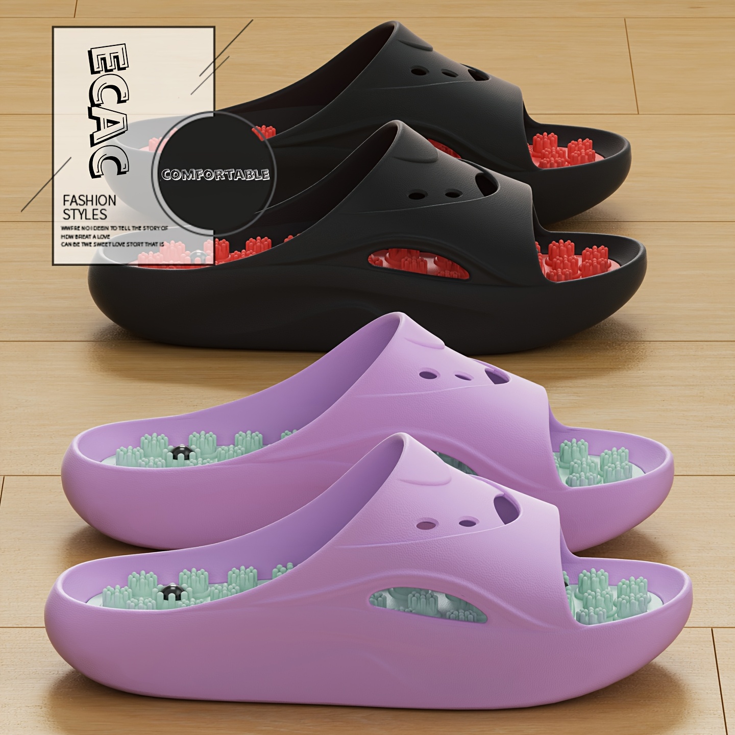 Men Shoes On Sale - Женские и мужские массажные тапочки из