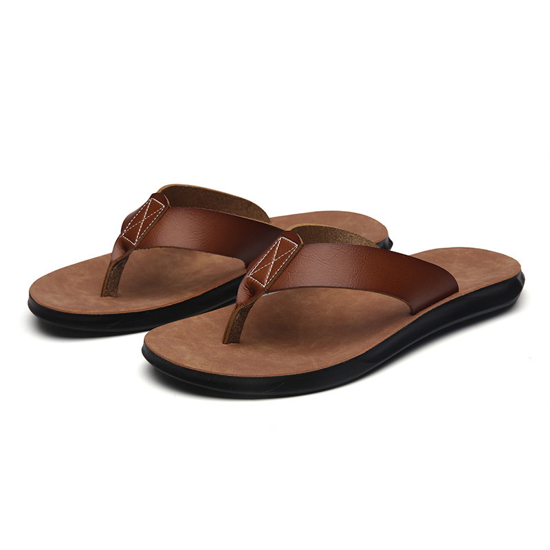 Men'S Shoes Dockers - Новые итальянские кожаные шлепанцы для мужчин,
