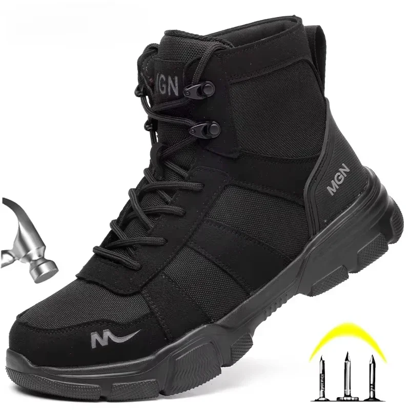 Men'S Shoes Dockers - Рабочие ботинки, неразрушимая мужская защитная обувь,