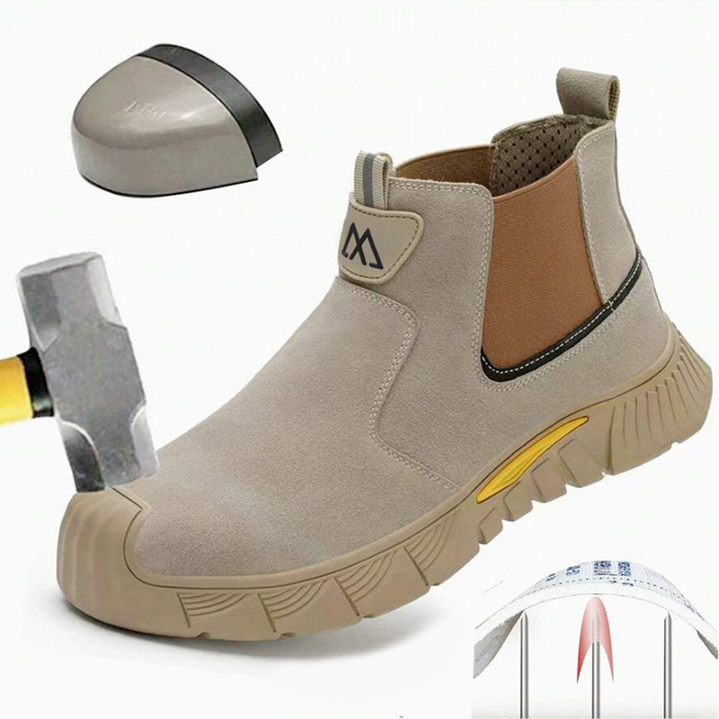 Men Shoes On Sale - Износостойкие прочные рабочие ботинки с металлическим