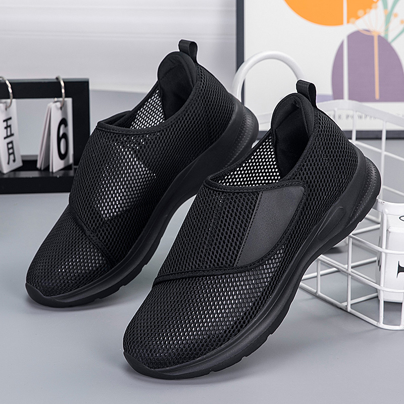 Мужские летние дышащие сетчаты – обзор и цена Men Shoes Velcro