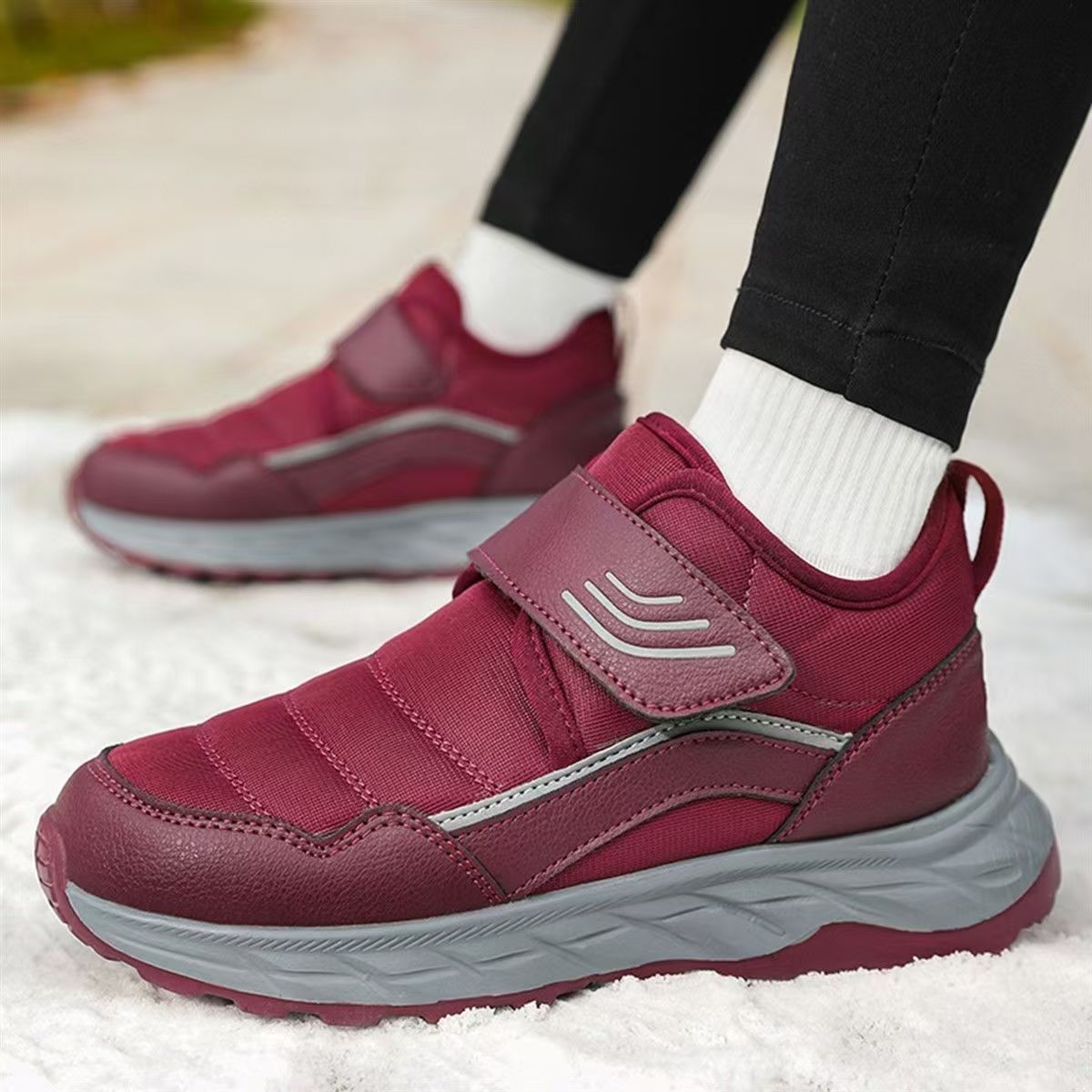 Мужские зимние новые утепленны – обзор и цена Men Shoes Velcro