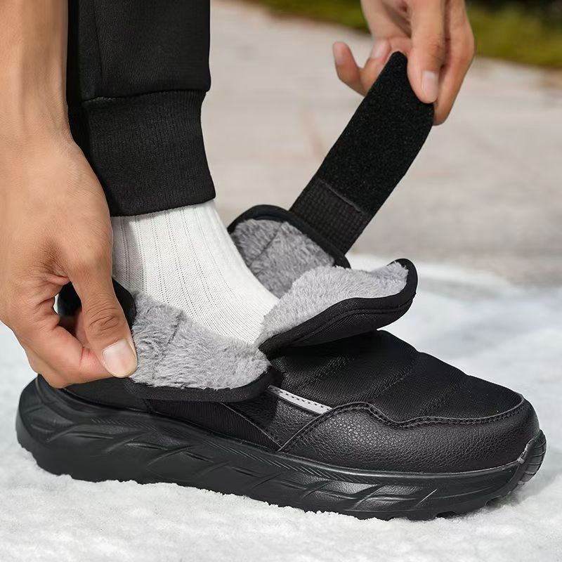 Мужские зимние новые утепленны – обзор и цена Men Shoes Velcro