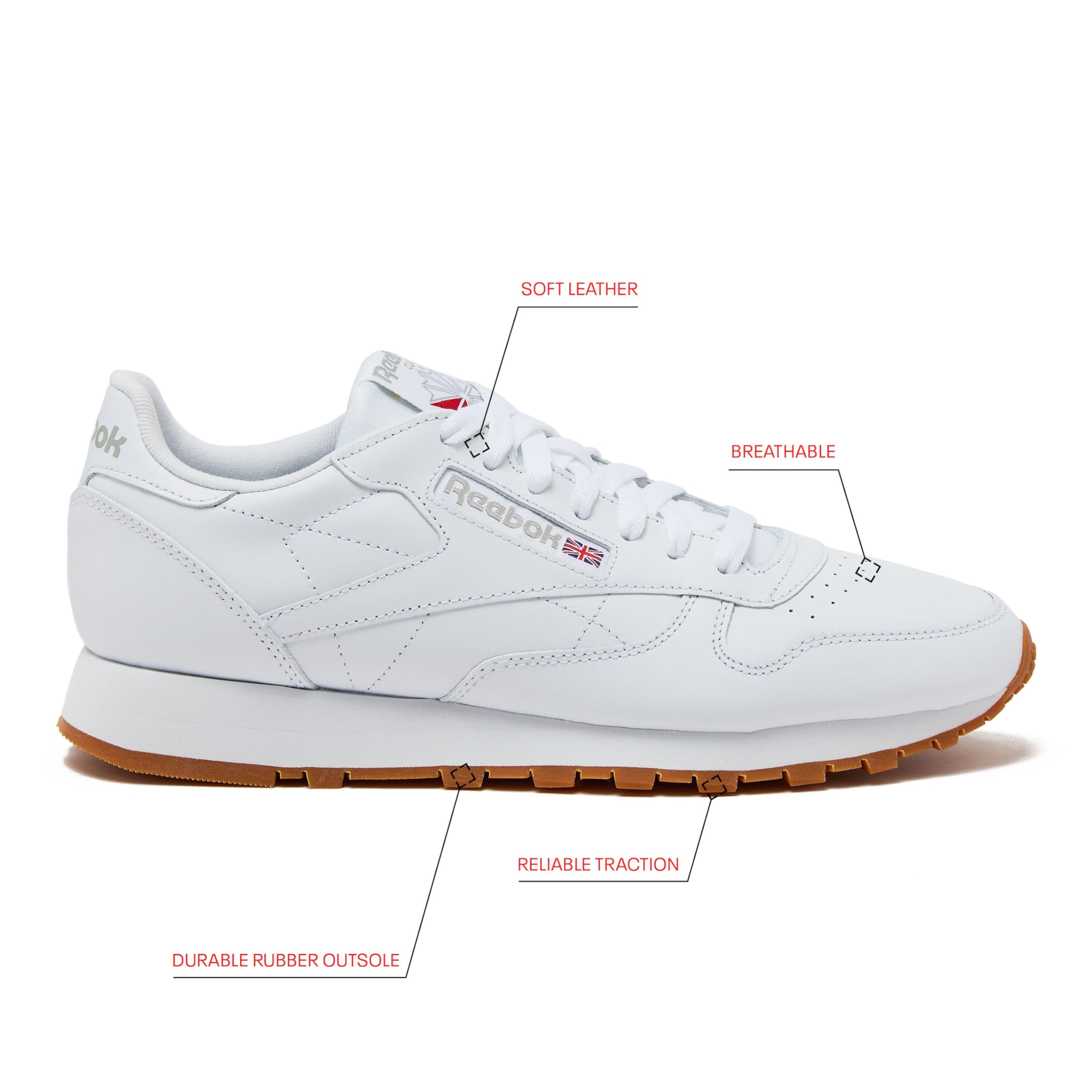 Классические кожаные кроссовки – обзор и цена Men Shoes Reebok